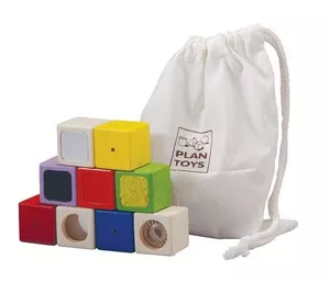 Image produit Blocs Hochets Sensoriels pour bébé - Jouet en bois sur Shopetic