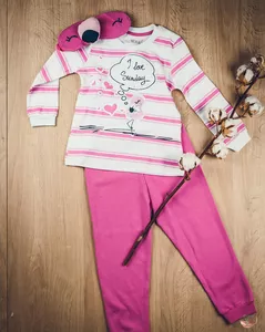 Image produit Pyjama mi-saison flamant rose sur Shopetic