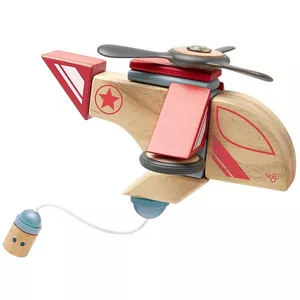 Image produit Jouet en bois magnétique Set Engins de secours Skyhook 'Stunt Team' sur Shopetic