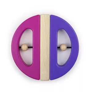 Image produit Hochet en bois magnétique Papillon Violet & Rose - Jouets en bois sur Shopetic