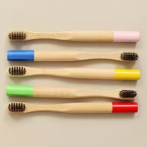 Image produit Brosse à dent en bambou enfant ou adulte   - Brosses à dents sur Shopetic