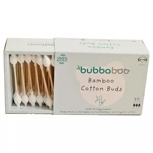 Image produit Boîte 50 Cotons Tiges enfants en Bambou & Coton  - Cosmétiques Hygiène écologique sur Shopetic