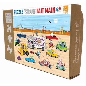 Image produit Puzzle en bois Course dans le désert 24 pièces Michèle  - Puzzle en bois Français sur Shopetic