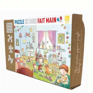 Image produit Puzzle en bois 12 pièces Gouter imaginaire Puzzle Michèle - Jouets en bois Français sur Shopetic