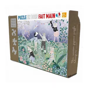 Image produit Puzzle en bois 24 pièces 'Fête au crépuscule' Puzzle Michèle - Jouets en bois Français sur Shopetic