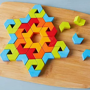 Image produit Jouet en bois Puzzle Attrimath Kaléidoscope  - Jouet en bois sur Shopetic