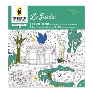 Image produit Loisirs Créatifs 'Mes posters à colorier' Le jardin - Jouets écolos sur Shopetic