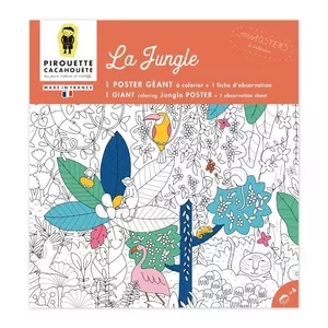 Image produit Loisirs Créatifs 'Mes posters à colorier'' La Jungle - Jouets écolos sur Shopetic