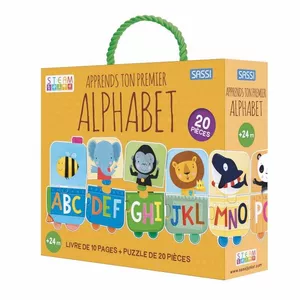 Image produit Livre et puzzle "Apprends ton premier alphabet" - Livres enfants sur Shopetic
