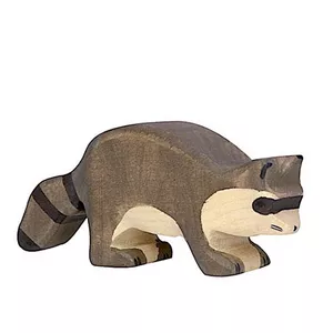 Image produit Figurine en bois Animaux de la forêt Raton Laveur - Jouets en bois sur Shopetic