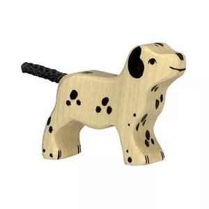 Image produit Figurine en bois Chien Dalmatien Animaux de la ferme sur Shopetic