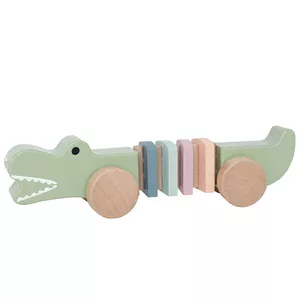 Image produit Jouet en bois Crocodile à tirer - Jouet bois enfants sur Shopetic