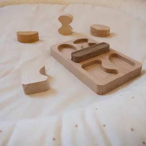 Image produit Puzzle en bois formes à encastrer - Jouets en bois français sur Shopetic