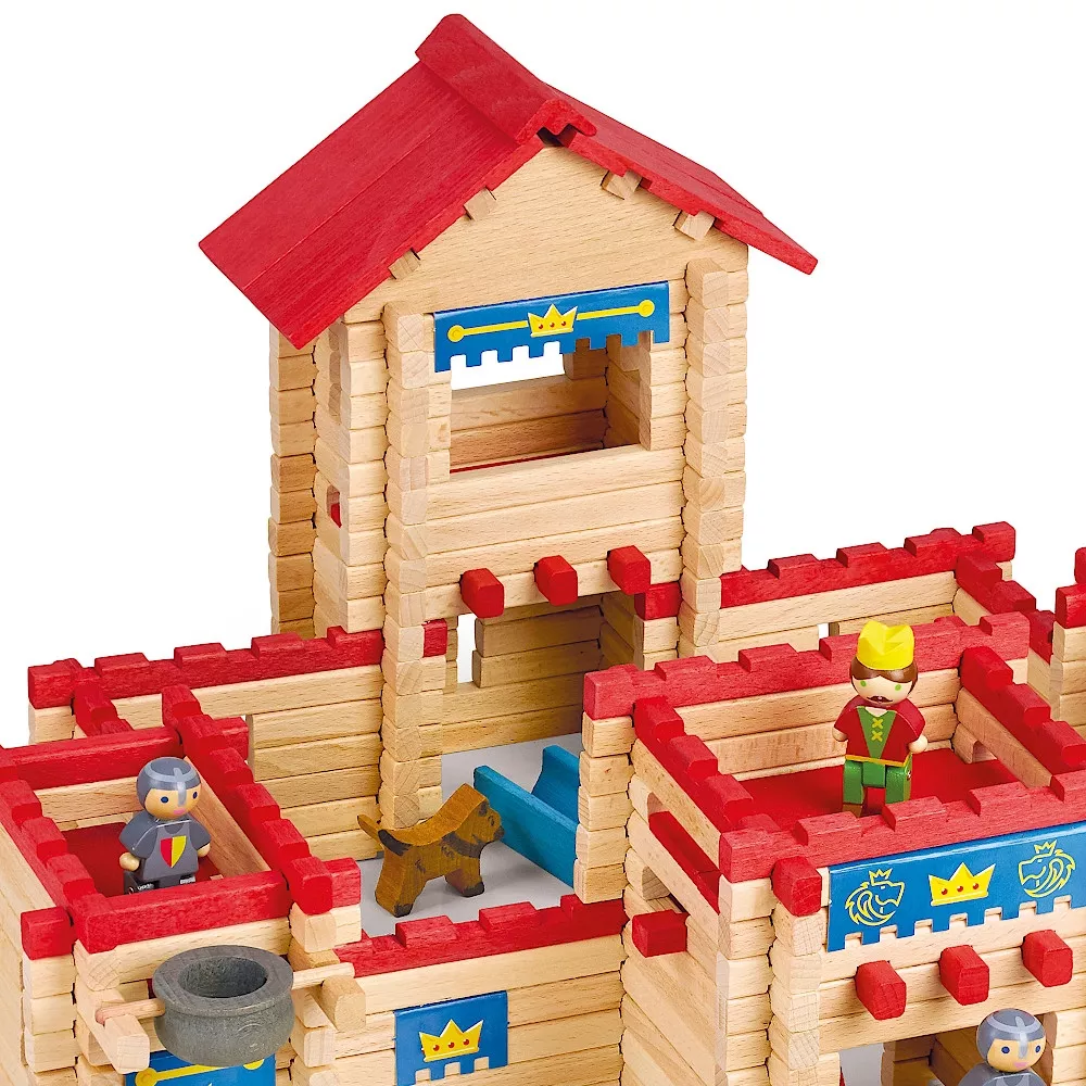 Jeu de construction château - jouet en bois - la fée du jouet